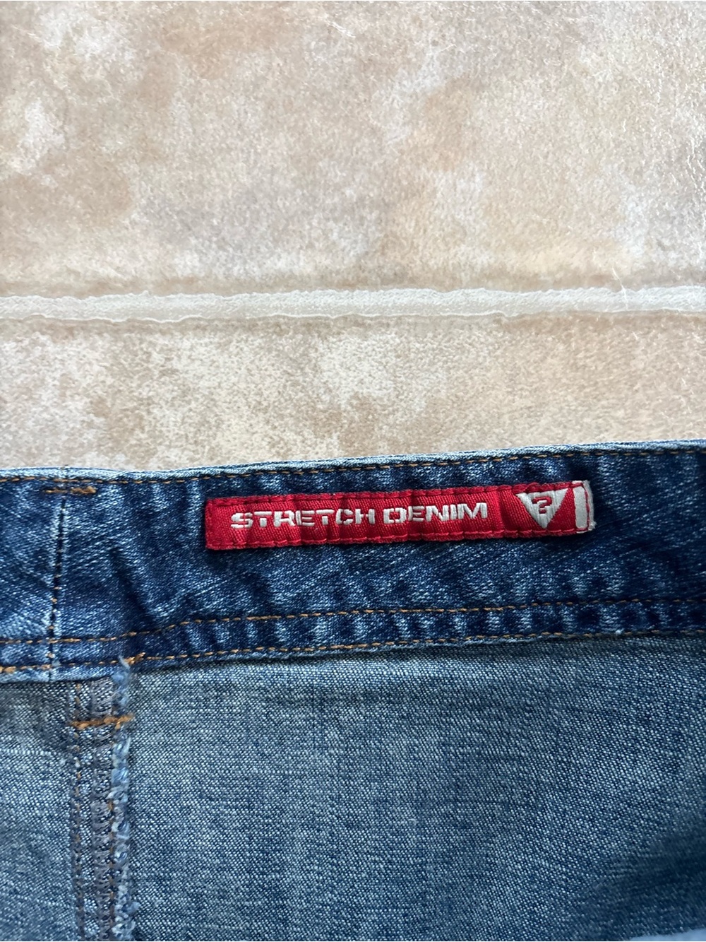 Y2K Women’s Guess Dark Blue Pleated Denim Mini Skirt - Picture 5 of 5